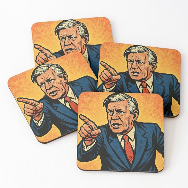 Item preview, Helmut Schmidt, leader | Comics stylCartoone -  designed and sold by ComicsFactory.