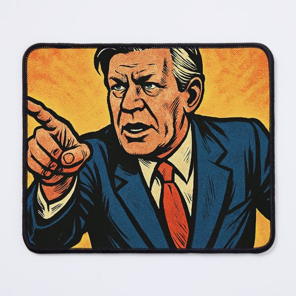 Item preview, Helmut Schmidt, leader | Comics stylCartoone -  designed and sold by ComicsFactory.