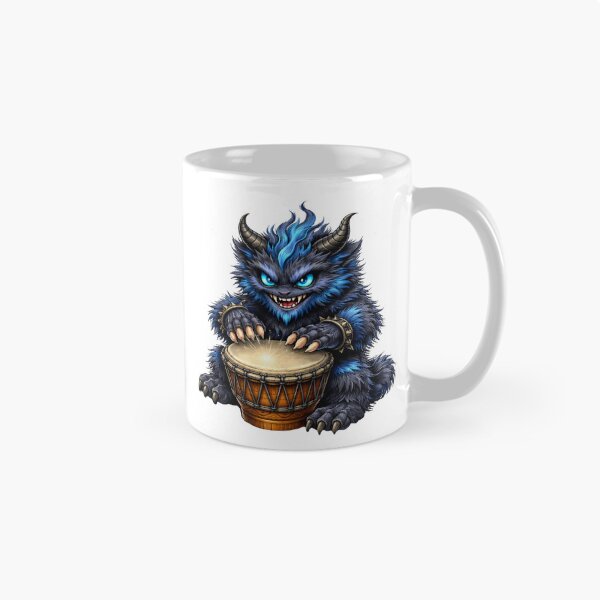 Item preview, Blue Horned Drum Beast designed and sold by Vellaro.