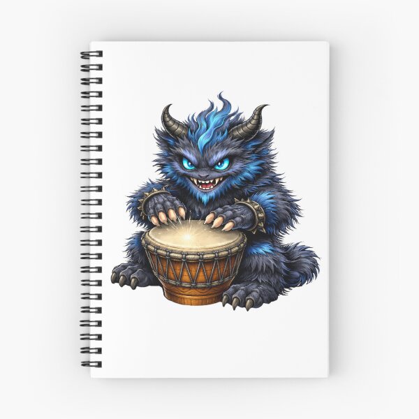 Item preview, Blue Horned Drum Beast designed and sold by Vellaro.