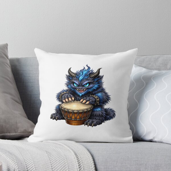 Item preview, Blue Horned Drum Beast designed and sold by Vellaro.