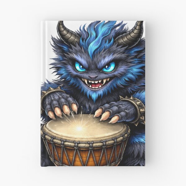 Item preview, Blue Horned Drum Beast designed and sold by Vellaro.