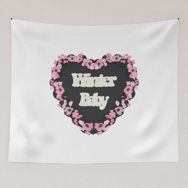 Item preview, Winter Baby Season Love Heart Birthday Cake designed and sold by FreeOrca.