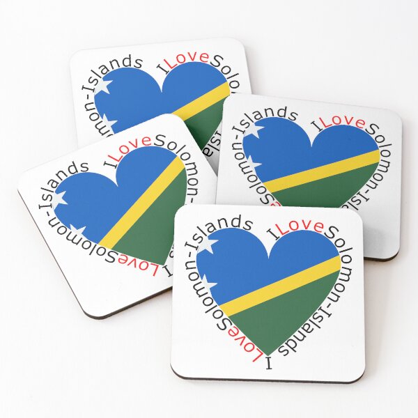 Item preview, I Love Solomon Islands  Heart designed and sold by TheIconSmith.