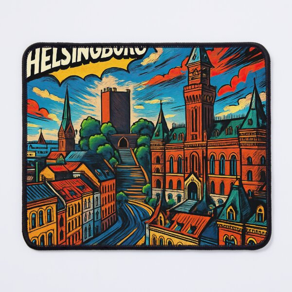 Item preview, Helsingborg, city  | Comics stylCartoone -  designed and sold by ComicsFactory.