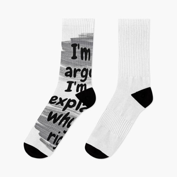 Item preview, I'm not arguing, I'm just explaining why I'm right designed and sold by Melcu.