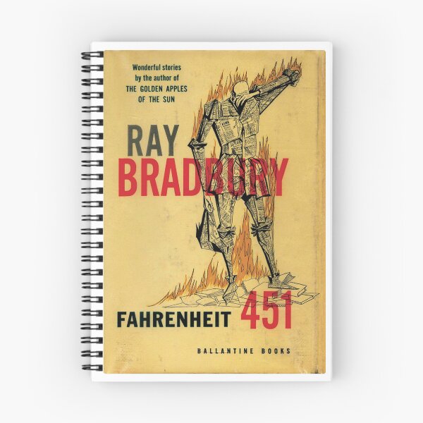 Item preview, Fahrenheit 451: Ray Bradbury - 1st Edition Cover Print designed and sold by Mr Mustard Prints.
