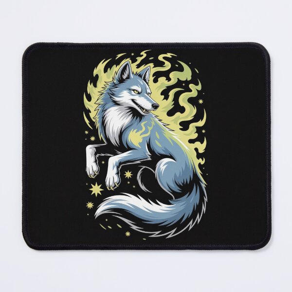 Item preview, Ethereal Night Wolf – Magical Spirit Animal designed and sold by myforestfog.