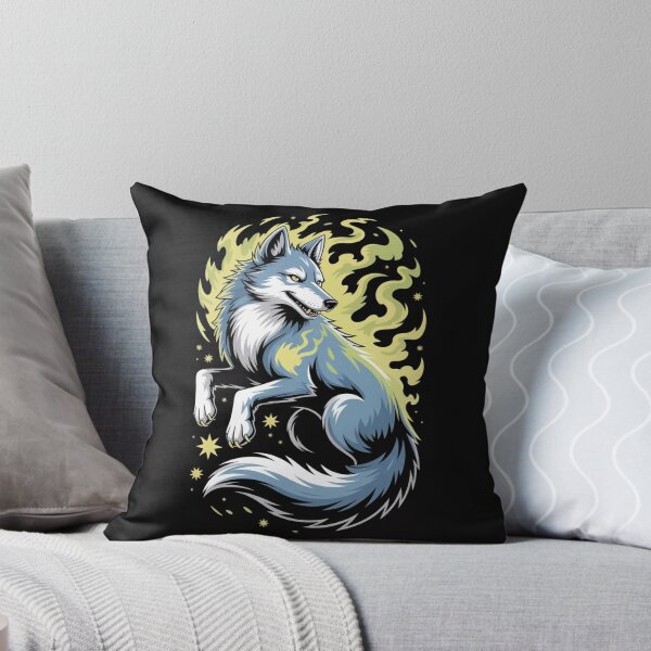 Item preview, Ethereal Night Wolf – Magical Spirit Animal designed and sold by myforestfog.