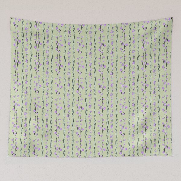 Item preview, Delicate Wildflower Stripes designed and sold by thanratdesign.
