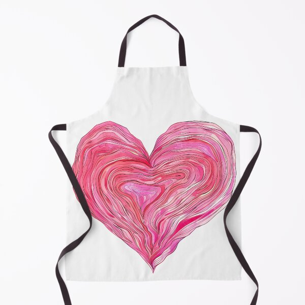 Item preview, Swirling Pink Agate Heart Saint Valentine's Day - Vibrant Marble Love Art Print designed and sold by DesignArtist.ia.