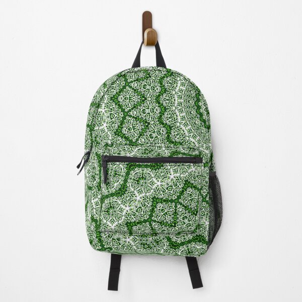 Item preview, Green and White Mandala – Calming Sacred Geometry for Positive Energy designed and sold by cr6zym1nd.