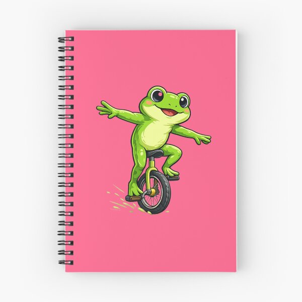 Item preview, Frog on a unicycle designed and sold by FroggyOnly.