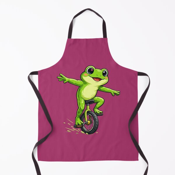 Item preview, Frog on a unicycle designed and sold by FroggyOnly.