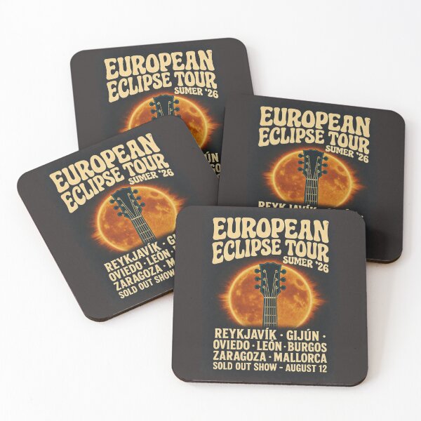 Item preview, Retro Guitar Rock Concert European Eclipse Tour 2026 designed and sold by Trendsecne.