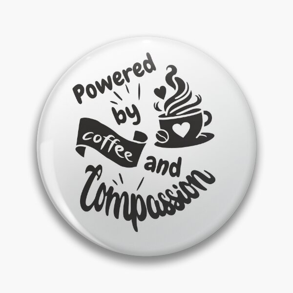Item preview, Powered by coffee and compassion designed and sold by Luppuss.