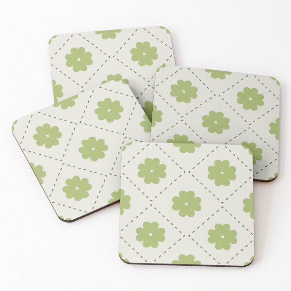 Item preview, Clovers in diamond stripped lines designed and sold by Lwahniarts.