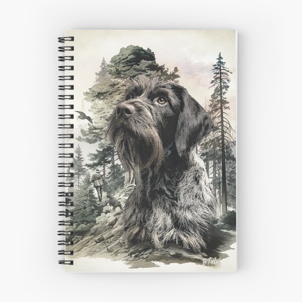 Item preview, In a German Wirehaired Pointer Mind – Thoughts of the Hunt designed and sold by TammyHunterArt.
