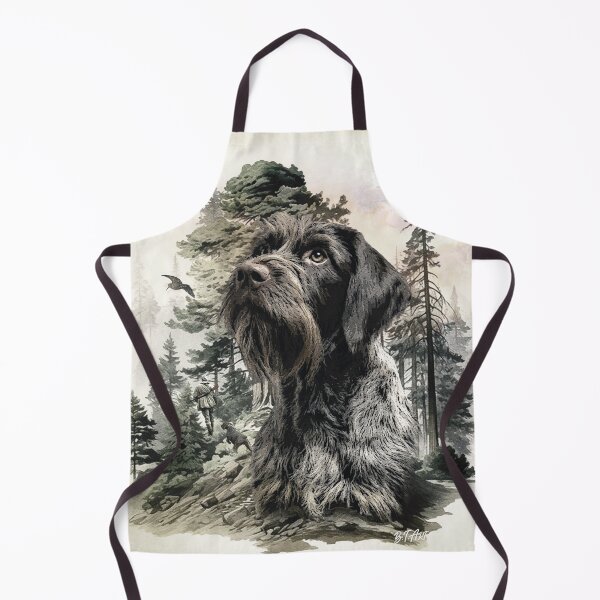 Item preview, In a German Wirehaired Pointer Mind – Thoughts of the Hunt designed and sold by TammyHunterArt.
