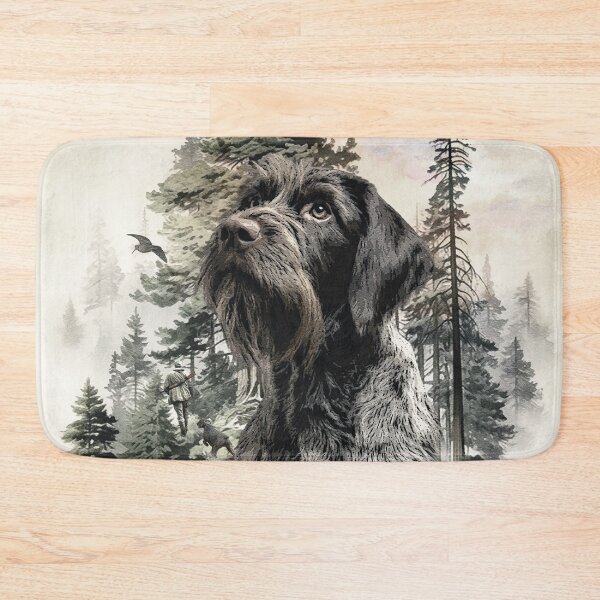 Item preview, In a German Wirehaired Pointer Mind – Thoughts of the Hunt designed and sold by TammyHunterArt.