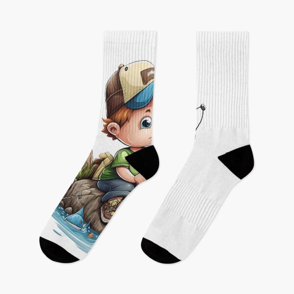 Item preview, Little boy fishing designed and sold by Melcu.