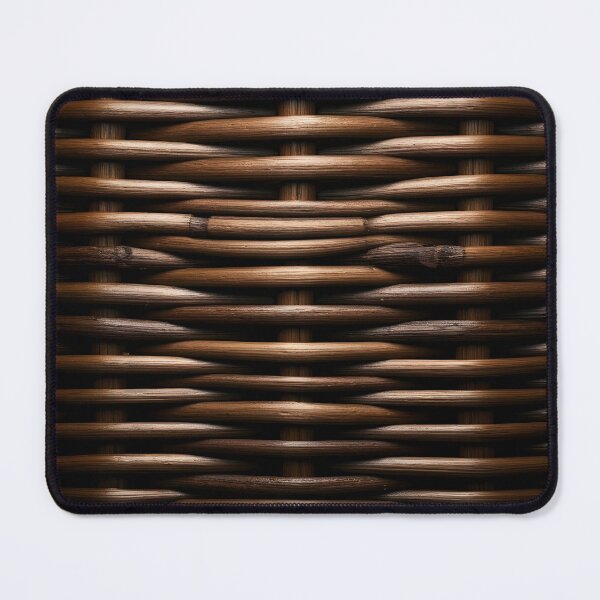 Item preview, Warm Wicker – Handwoven Natural Texture designed and sold by PawPrintedArt.