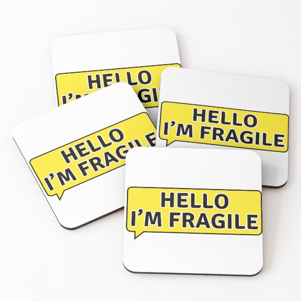Aperçu de l'œuvre Bonjour je suis fragile créée et vendue par TinyInkyCo.