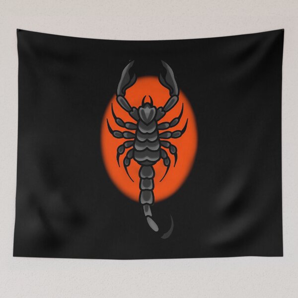 Item preview, Traditional Scorpion Tattoo Style designed and sold by rjhhjawthux77.