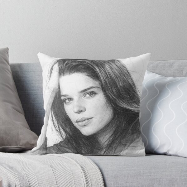 Item preview, Black and White Celebrity Portrait Pencil Sketch | Realistic Female Actress Artwork designed and sold by Leon Woods Pencil Art.