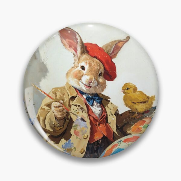 Item preview, Easter Bunny Artist Egg Decorating Art   designed and sold by el-padre.