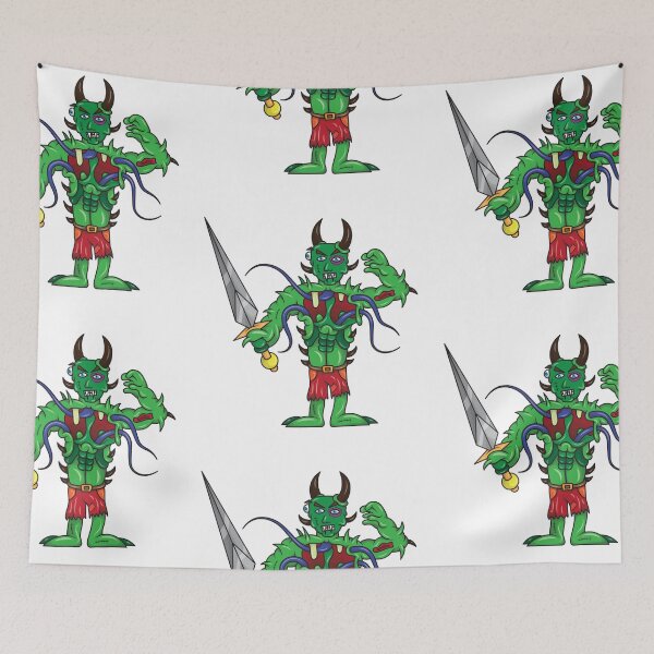 Item preview, Creature #76A - Messi the Monster designed and sold by liquid-print.