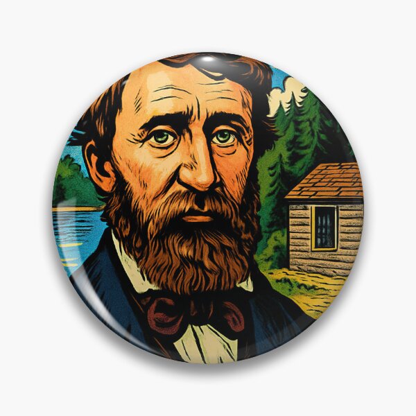Item preview, Henry David Thoreau, author | Comics stylCartoone -  designed and sold by ComicsFactory.