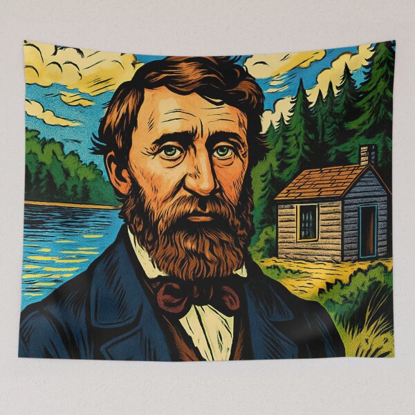 Item preview, Henry David Thoreau, author | Comics stylCartoone -  designed and sold by ComicsFactory.