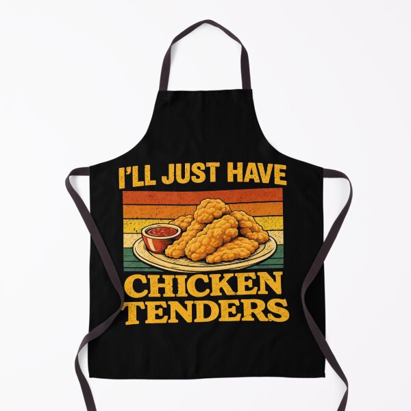 Item preview, I'll Just Have Chicken Tenders Foodie Humor Fan designed and sold by SofenArt.