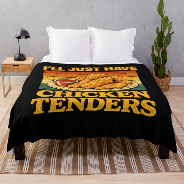 Item preview, I'll Just Have Chicken Tenders Foodie Humor Fan designed and sold by SofenArt.