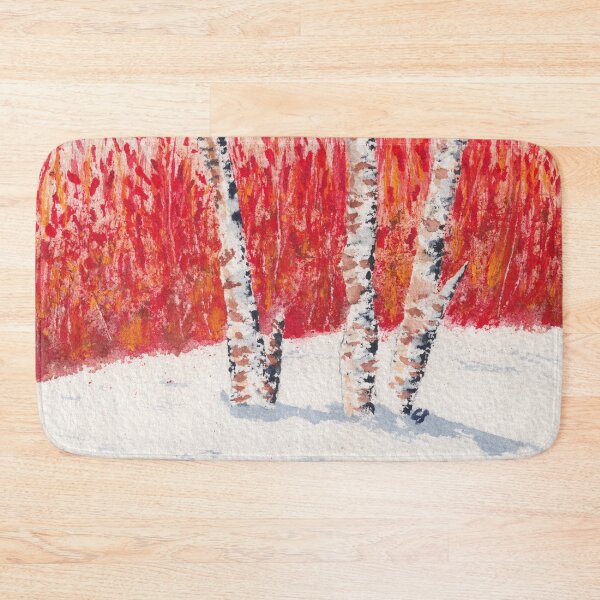 Item preview, Birches and Late Sumac designed and sold by The Elderberry Blossom.