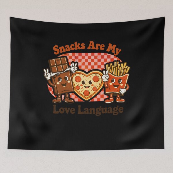 Item preview, Snacks Are My Love Language Foodie Snack Lover Humor designed and sold by SofenArt.