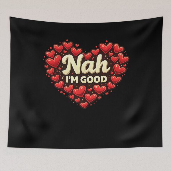 Item preview, Nah I'm Good Anti Valentine Self Love Independent Woman designed and sold by SofenArt.