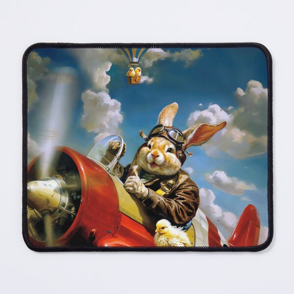 Item preview, Pilot Bunny Vintage Easter Art designed and sold by el-padre.