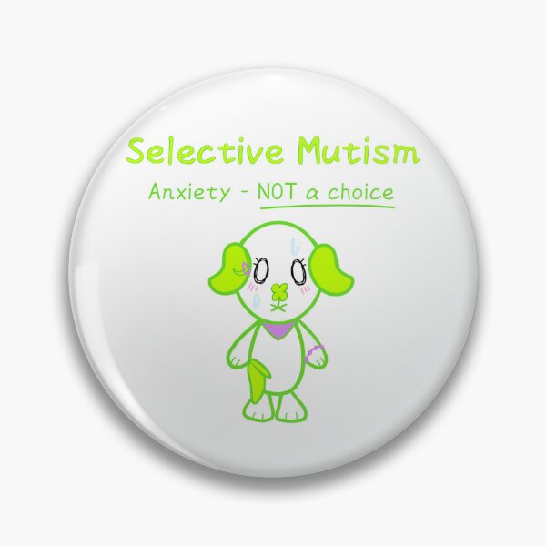 Item preview, KawaiiDOGGOS - Clover ”selective mutism” print designed and sold by KawaiiDOGGOS(byL) & More.
