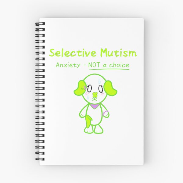 Item preview, KawaiiDOGGOS - Clover ”selective mutism” print designed and sold by KawaiiDOGGOS(byL) & More.