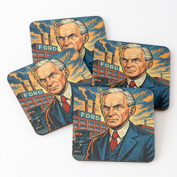 Item preview, Henry Ford | Comics stylCartoone -  designed and sold by ComicsFactory.