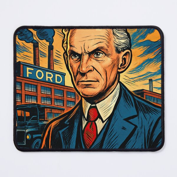 Item preview, Henry Ford | Comics stylCartoone - designed and sold by ComicsFactory.