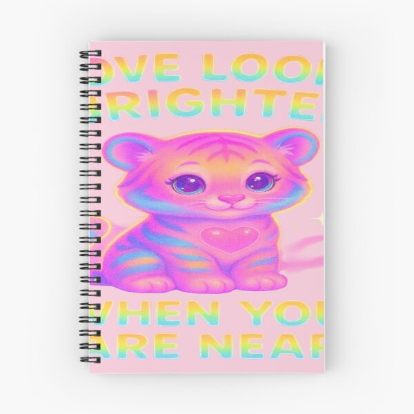 Item preview, Lumi the Neon Love Cub — “Love Looks Brighter When You Are Near”(1 of 6 from the "Glow-Gang 2026 Valentine's Day Edition) designed and sold by "TXSiSsY's TRIUMPH BY GRACE".
