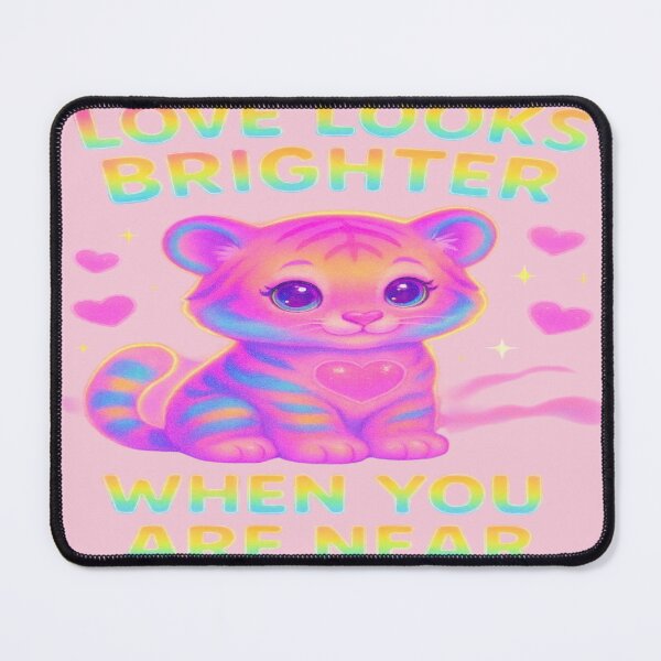Item preview, Lumi the Neon Love Cub — “Love Looks Brighter When You Are Near”(1 of 6 from the "Glow-Gang 2026 Valentine's Day Edition) designed and sold by "TXSiSsY's TRIUMPH BY GRACE".