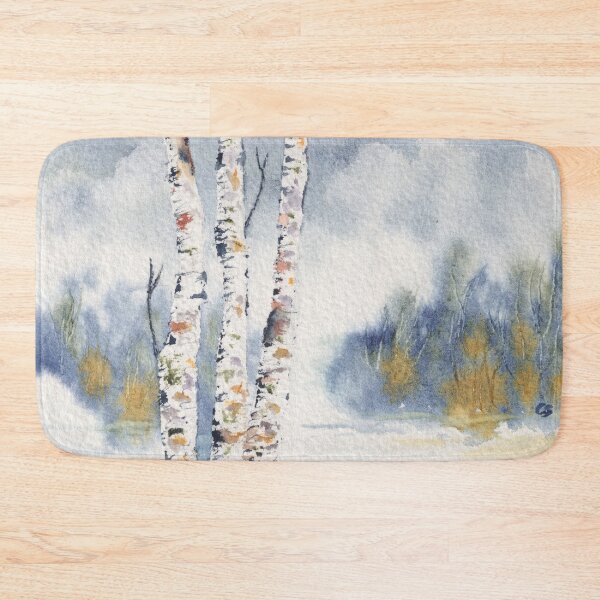 Item preview, Birch Trees by the Water designed and sold by The Elderberry Blossom.
