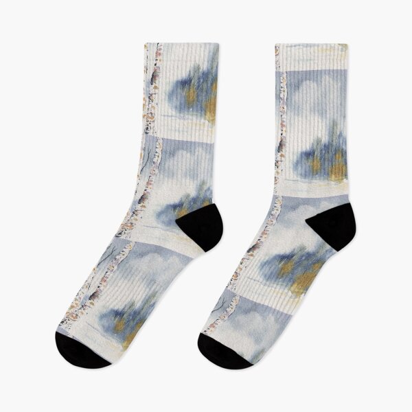 Item preview, Birch Trees by the Water designed and sold by The Elderberry Blossom.