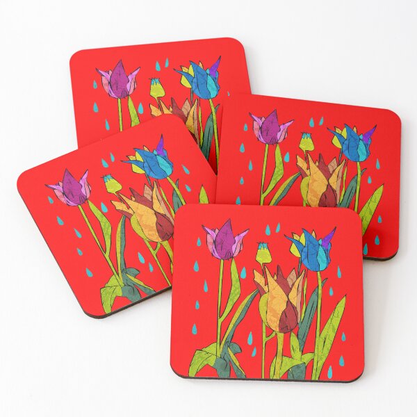 Item preview, Colourful Tulipes designed and sold by Aurora Murgescu.