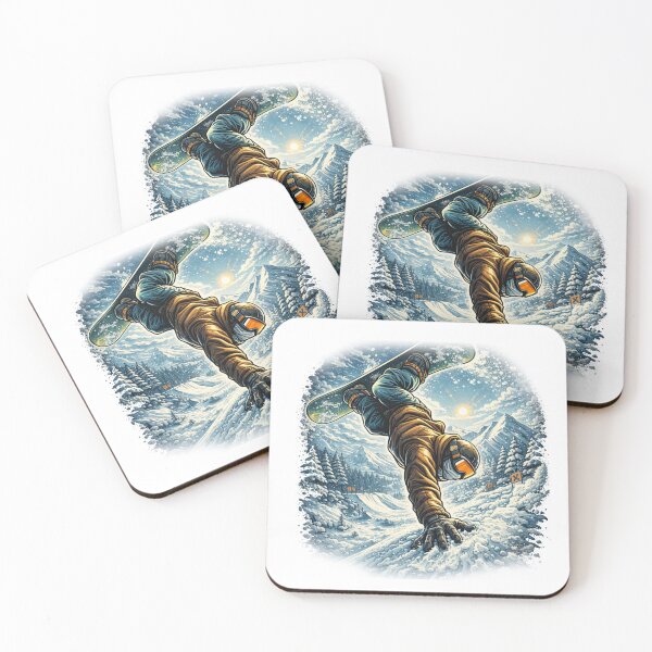 Item preview, Snowboard Backflip Grab – Extreme Winter Action Art designed and sold by Intensegd.