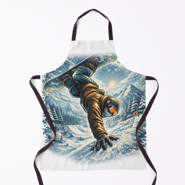 Item preview, Snowboard Backflip Grab – Extreme Winter Action Art designed and sold by Intensegd.